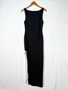 NEW More To Come Riona Maxi Dress in Black Size S Bow